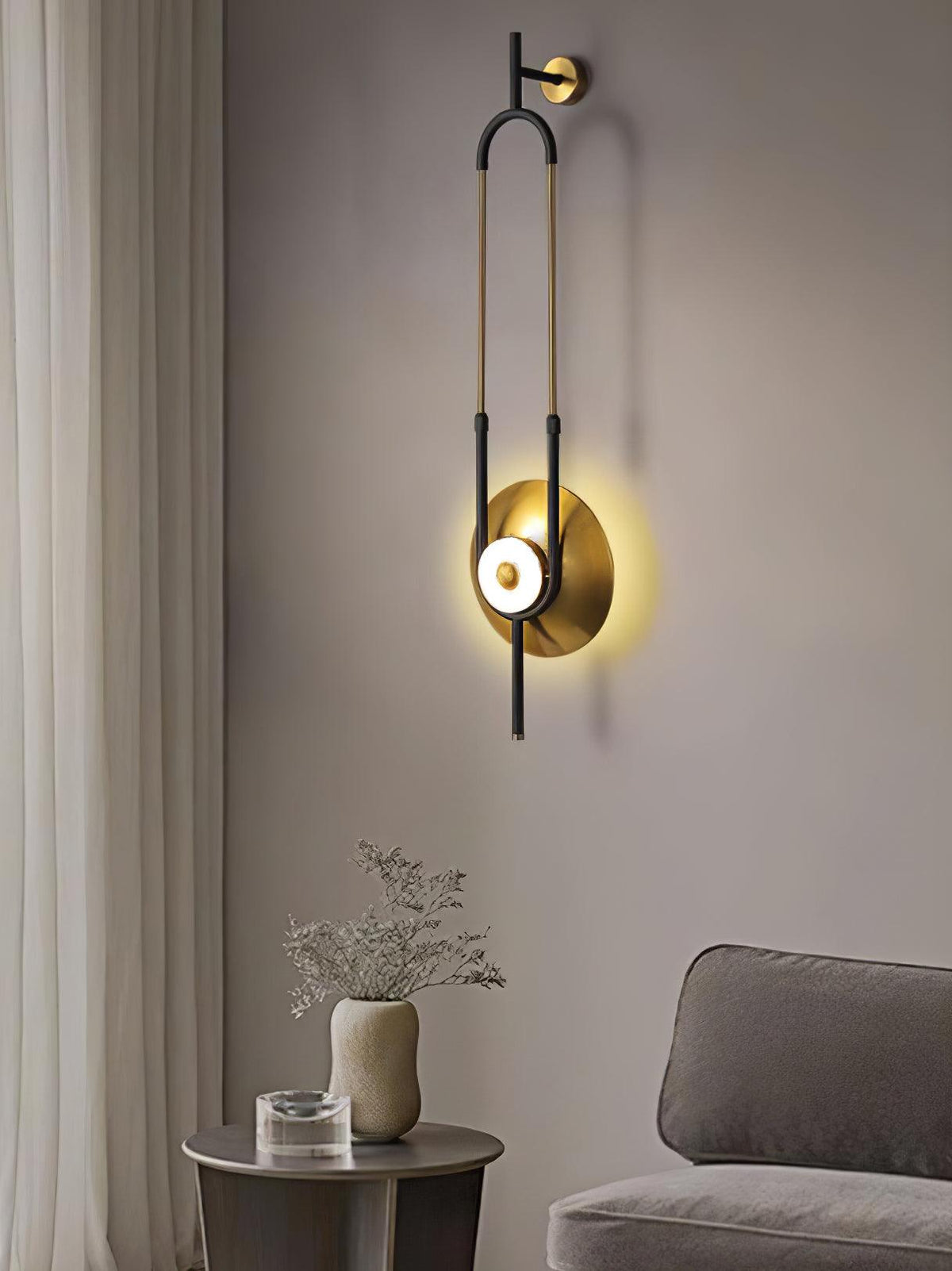 Ostren Marble Wall Lamp-Moonnatur