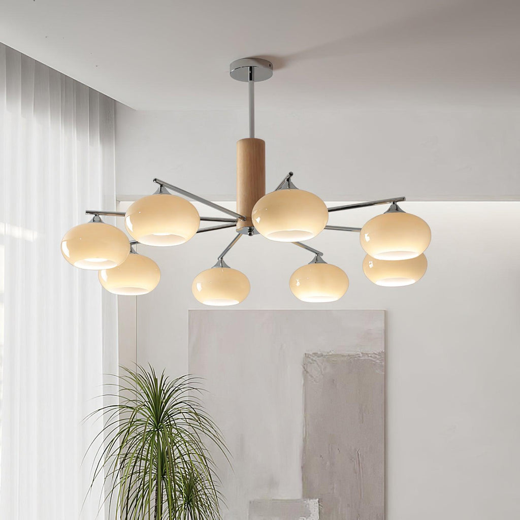 Carrowelle Glass Chandelier-Moonnatur