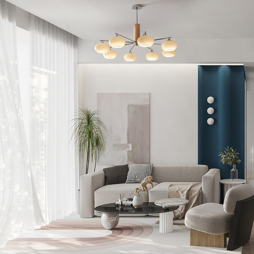 Carrowelle Glass Chandelier-Moonnatur