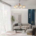 Carrowelle Glass Chandelier-Moonnatur