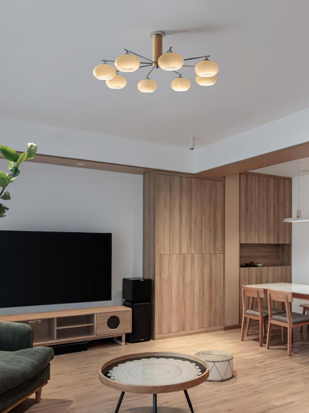 Carrowelle Glass Chandelier-Moonnatur