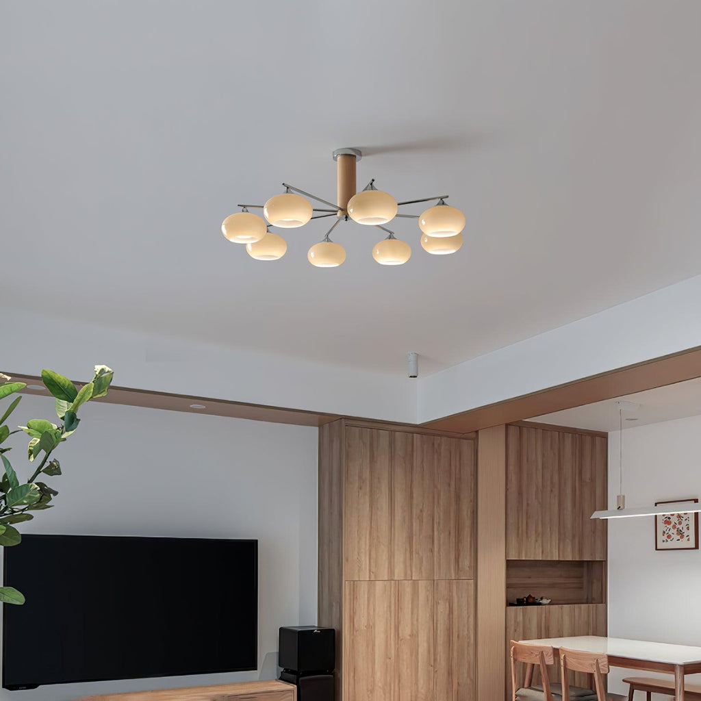Carrowelle Glass Chandelier-Moonnatur