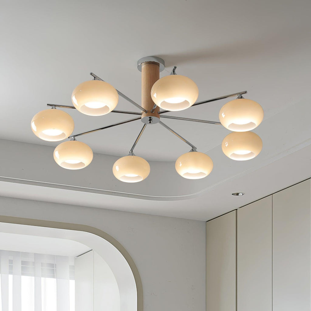 Carrowelle Glass Chandelier-Moonnatur