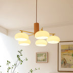 Quenelfern Glass Chandelier-Moonnatur