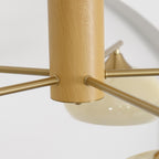 Quenelfern Glass Chandelier-Moonnatur