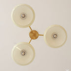 Quenelfern Glass Chandelier-Moonnatur