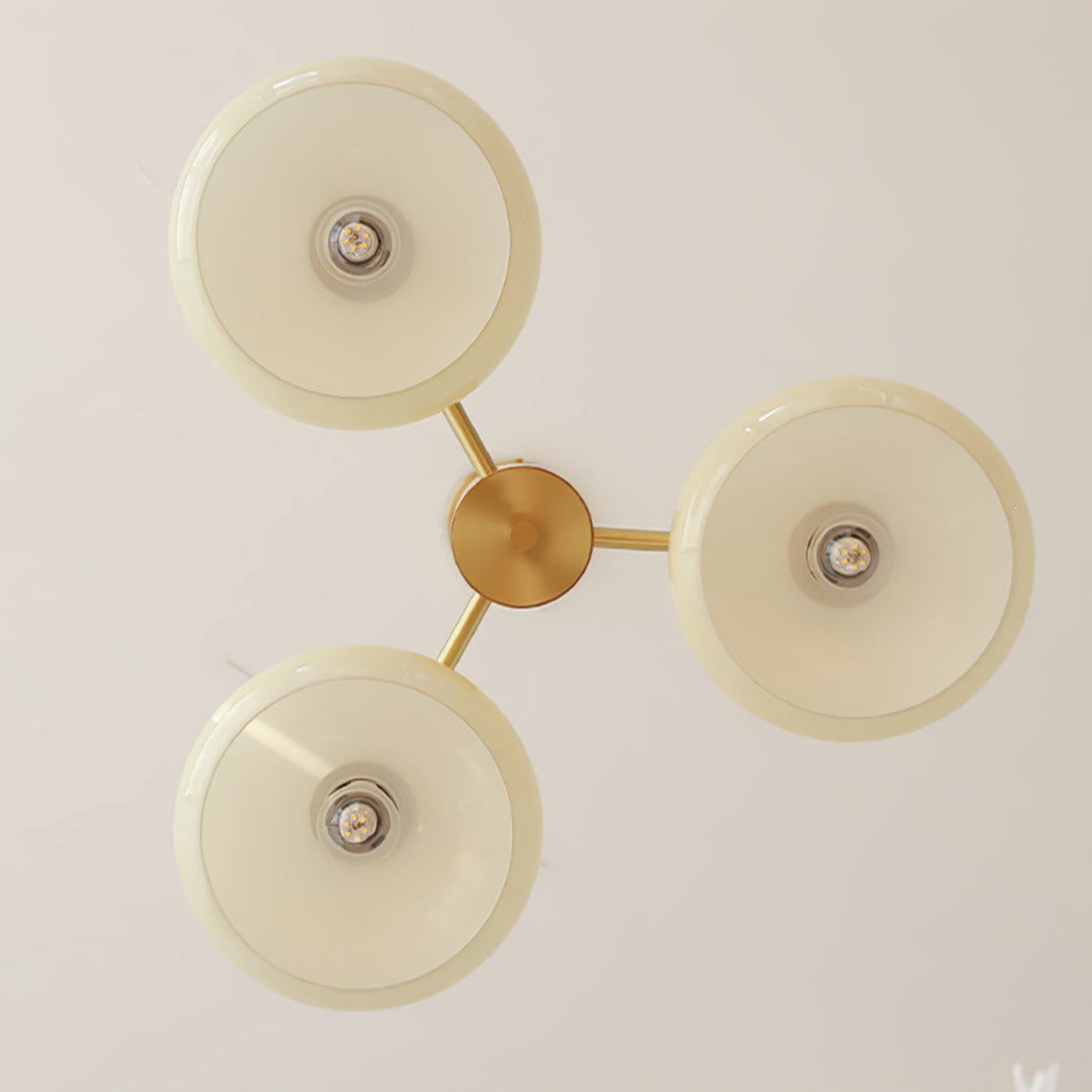 Quenelfern Glass Chandelier-Moonnatur