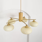 Quenelfern Glass Chandelier-Moonnatur