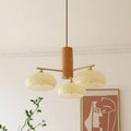 Quenelfern Glass Chandelier-Moonnatur