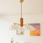 Quenelfern Glass Chandelier-Moonnatur