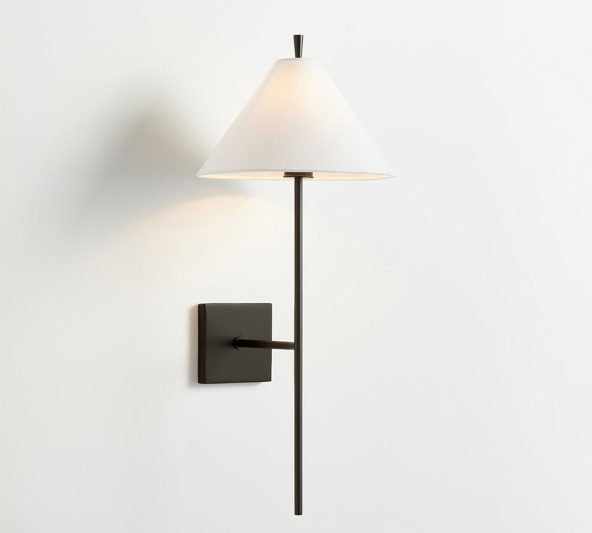 Oakenara Fabric Wall Light-Moonnatur