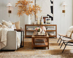 Oakenara Fabric Wall Light-Moonnatur