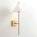 Oakenara Fabric Wall Light-Moonnatur