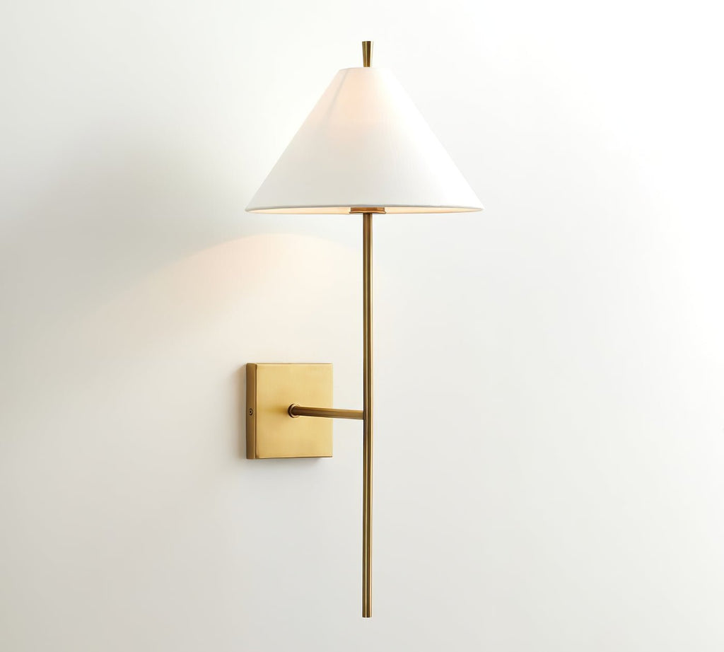 Oakenara Fabric Wall Light-Moonnatur