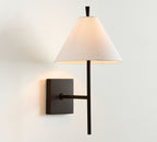 Oakenara Fabric Wall Light-Moonnatur