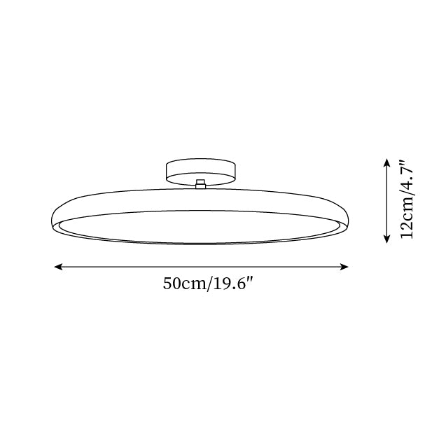 Ferrowevia Metal Ceiling Light-Moonnatur