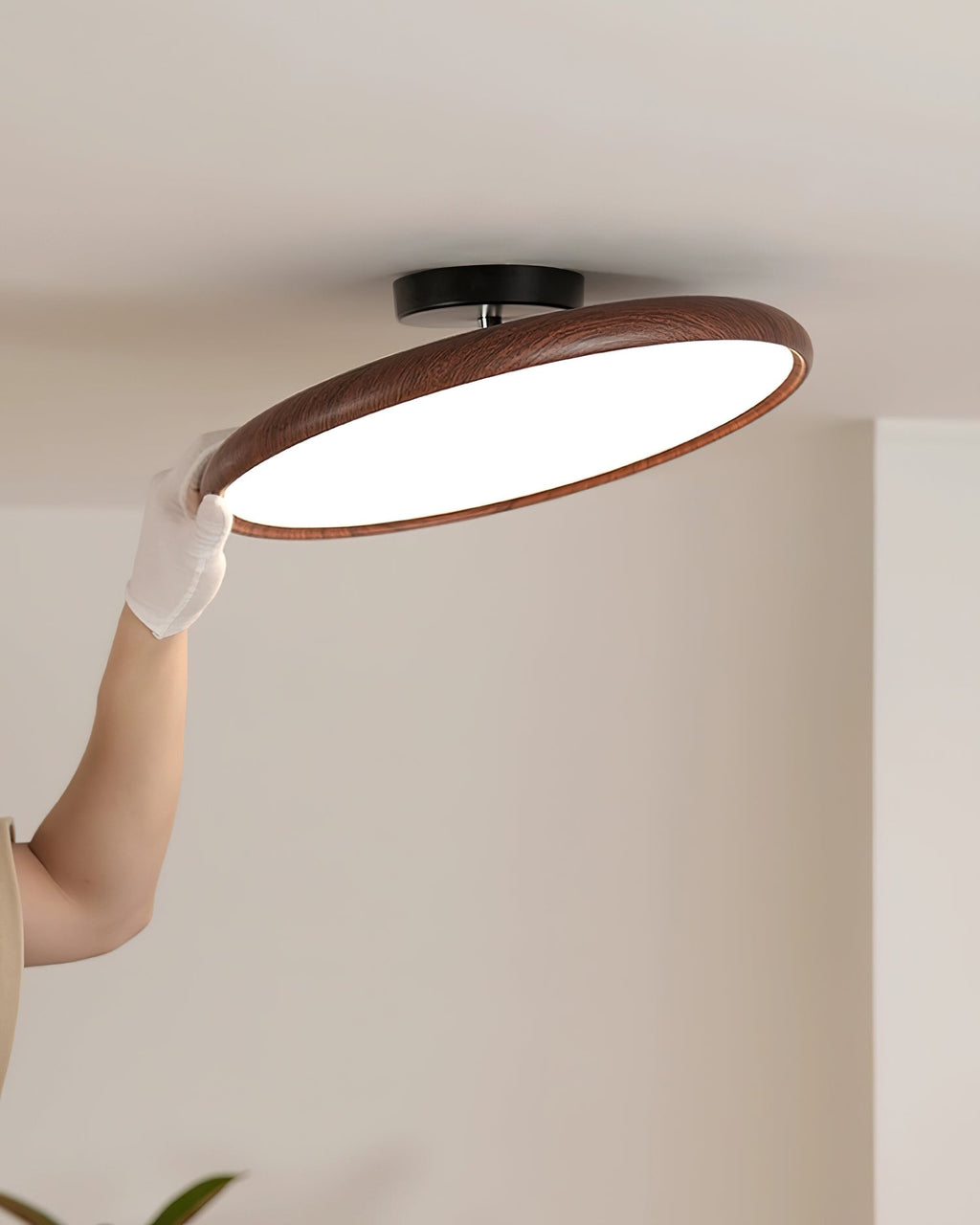 Ferrowevia Metal Ceiling Light-Moonnatur