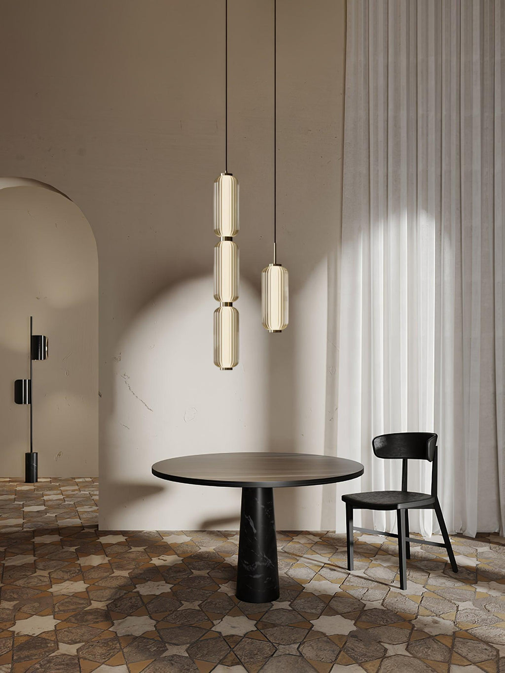 Renina Glass Pendant Light-Moonnatur