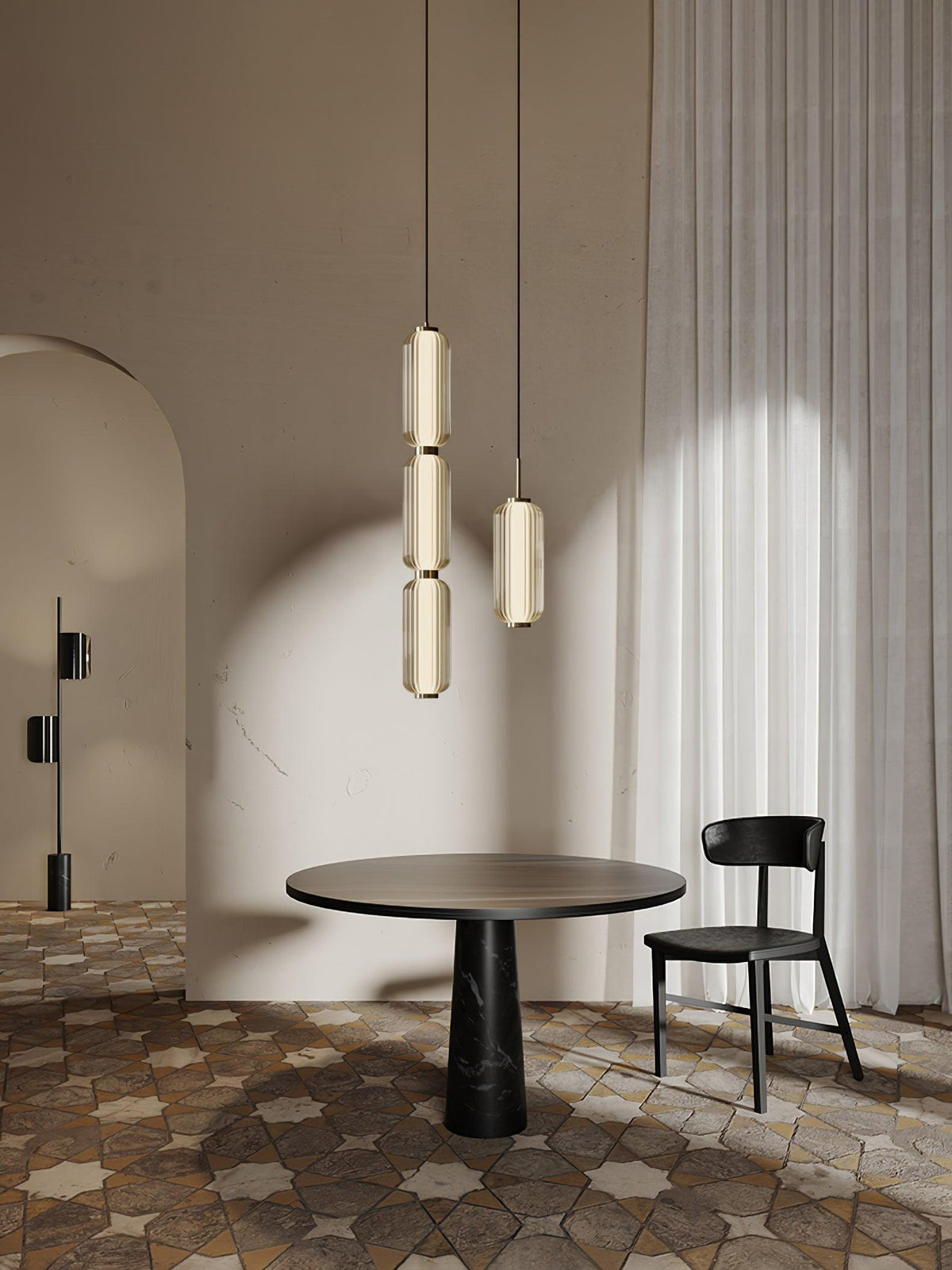 Renina Glass Pendant Light-Moonnatur