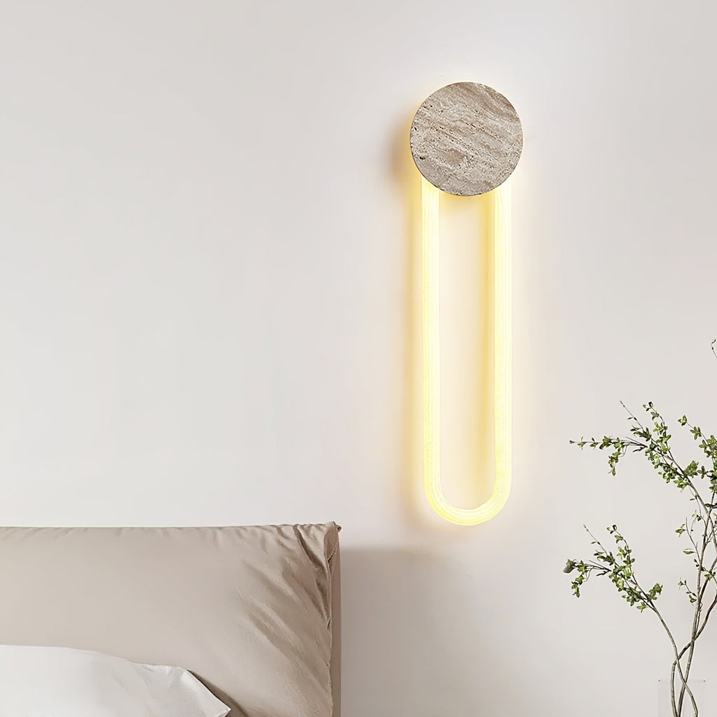 Vardenenora Travertine Wall Light-Moonnatur