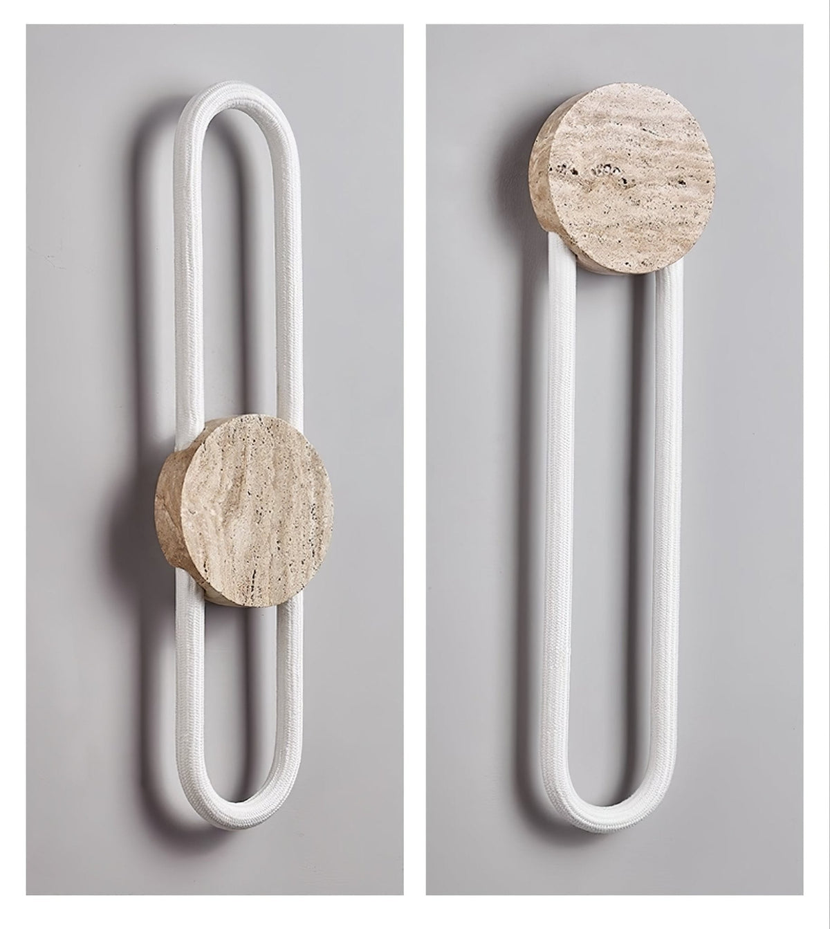Vardenenora Travertine Wall Light-Moonnatur