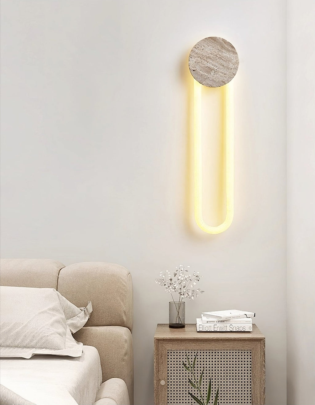 Vardenenora Travertine Wall Light-Moonnatur