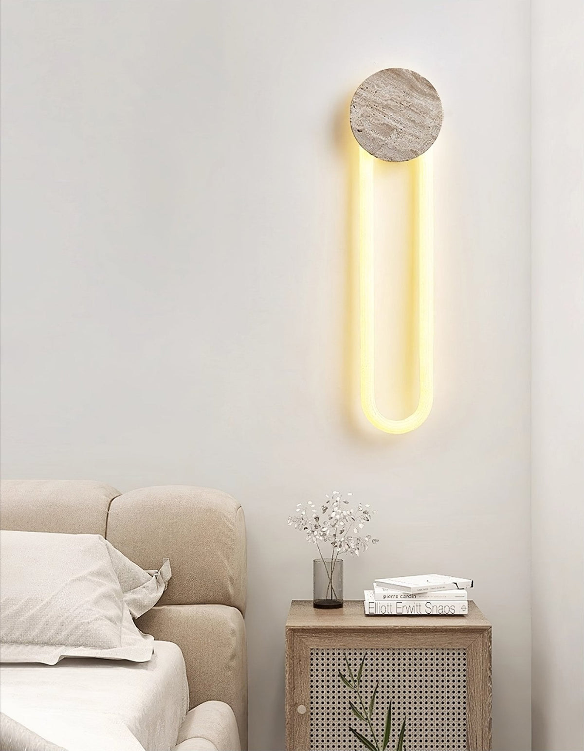Vardenenora Travertine Wall Light-Moonnatur