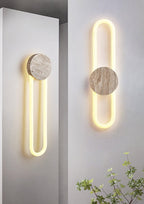 Vardenenora Travertine Wall Light-Moonnatur