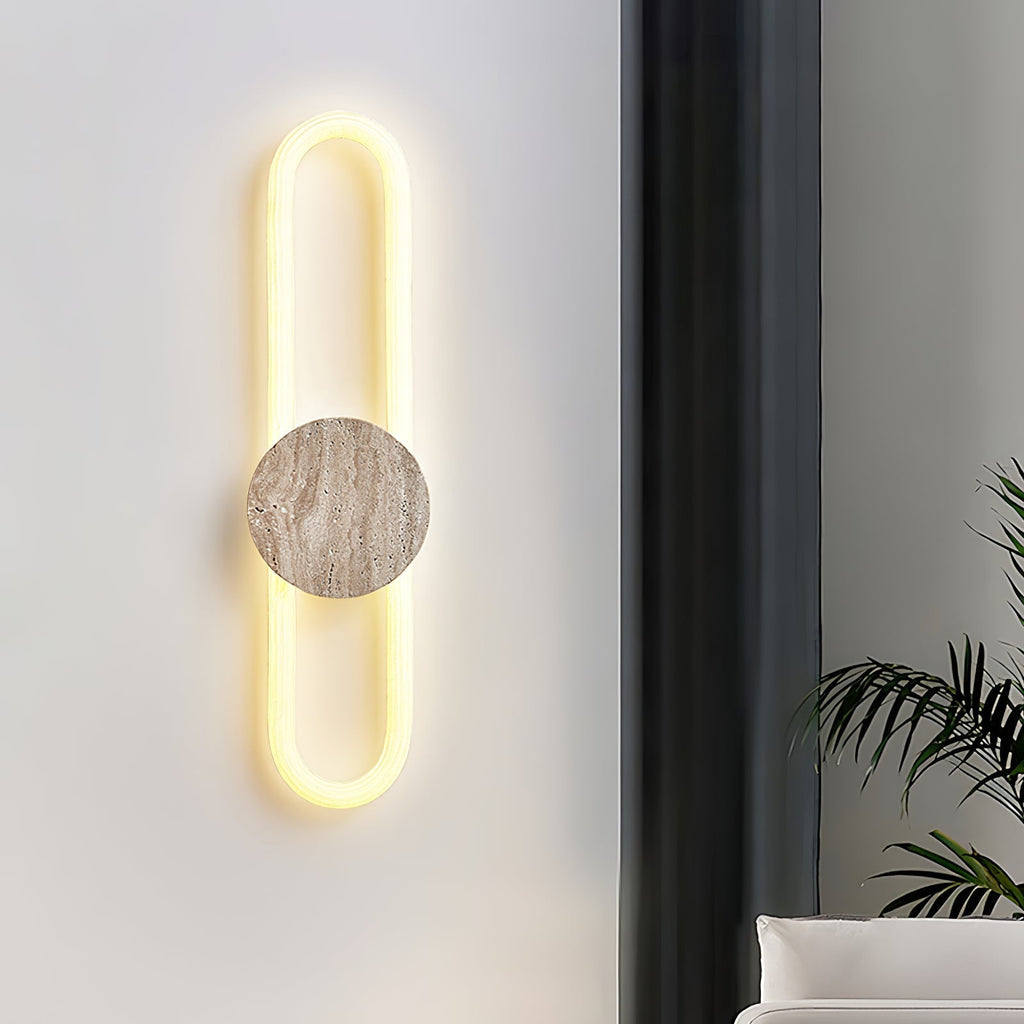 Vardenenora Travertine Wall Light-Moonnatur