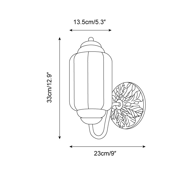Islenfield Glass Wall Light-Moonnatur