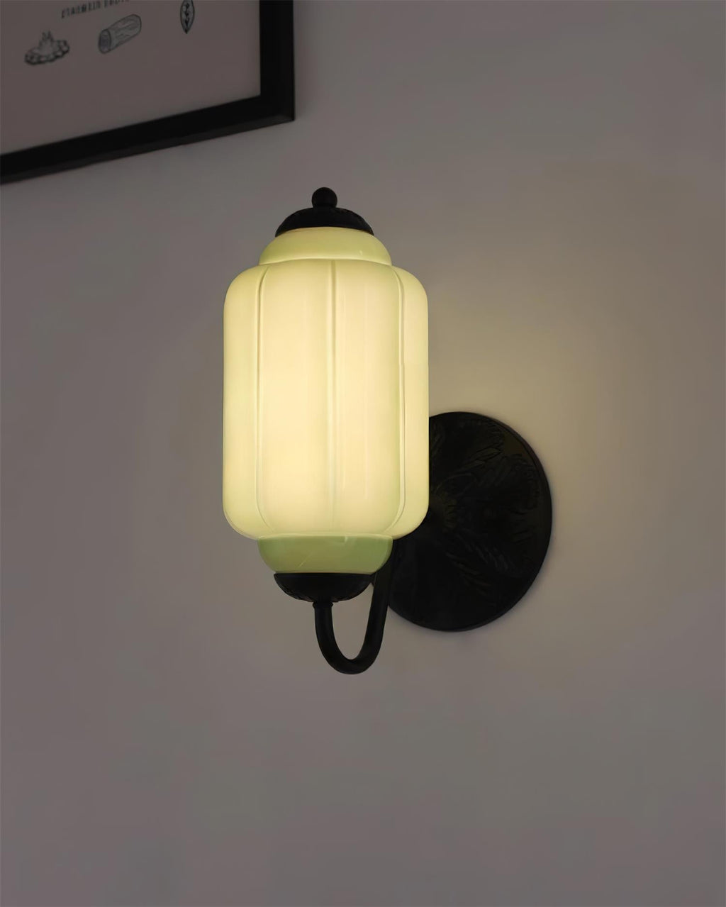 Islenfield Glass Wall Light-Moonnatur