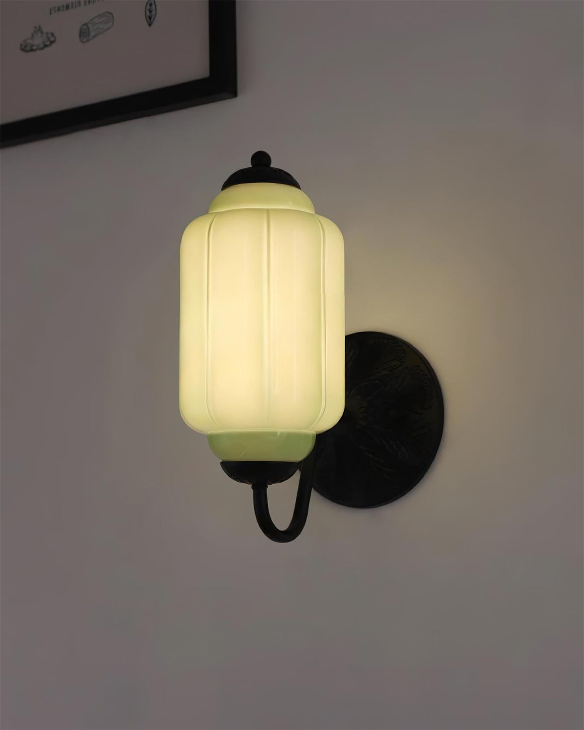 Islenfield Glass Wall Light-Moonnatur