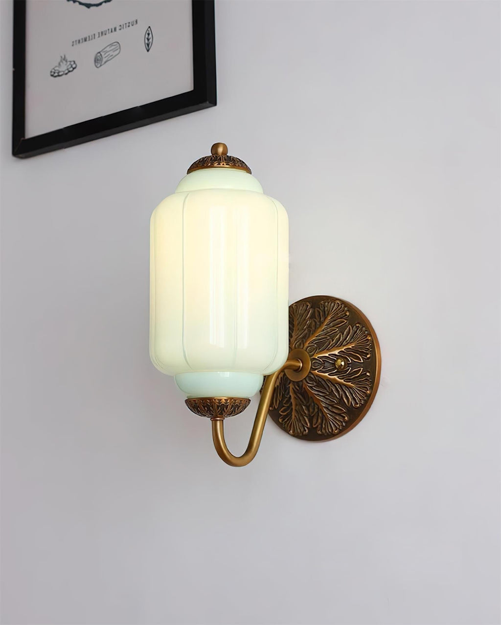 Islenfield Glass Wall Light-Moonnatur