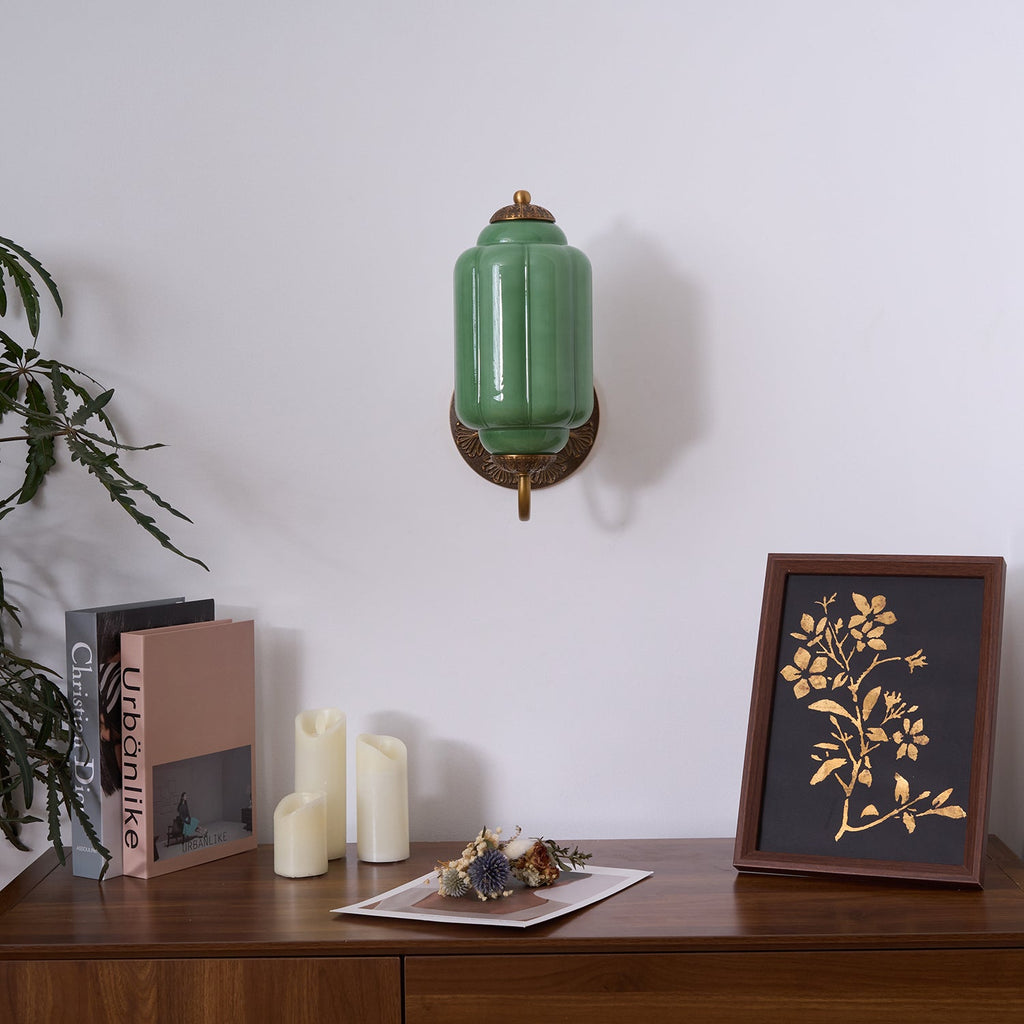 Islenfield Glass Wall Light-Moonnatur