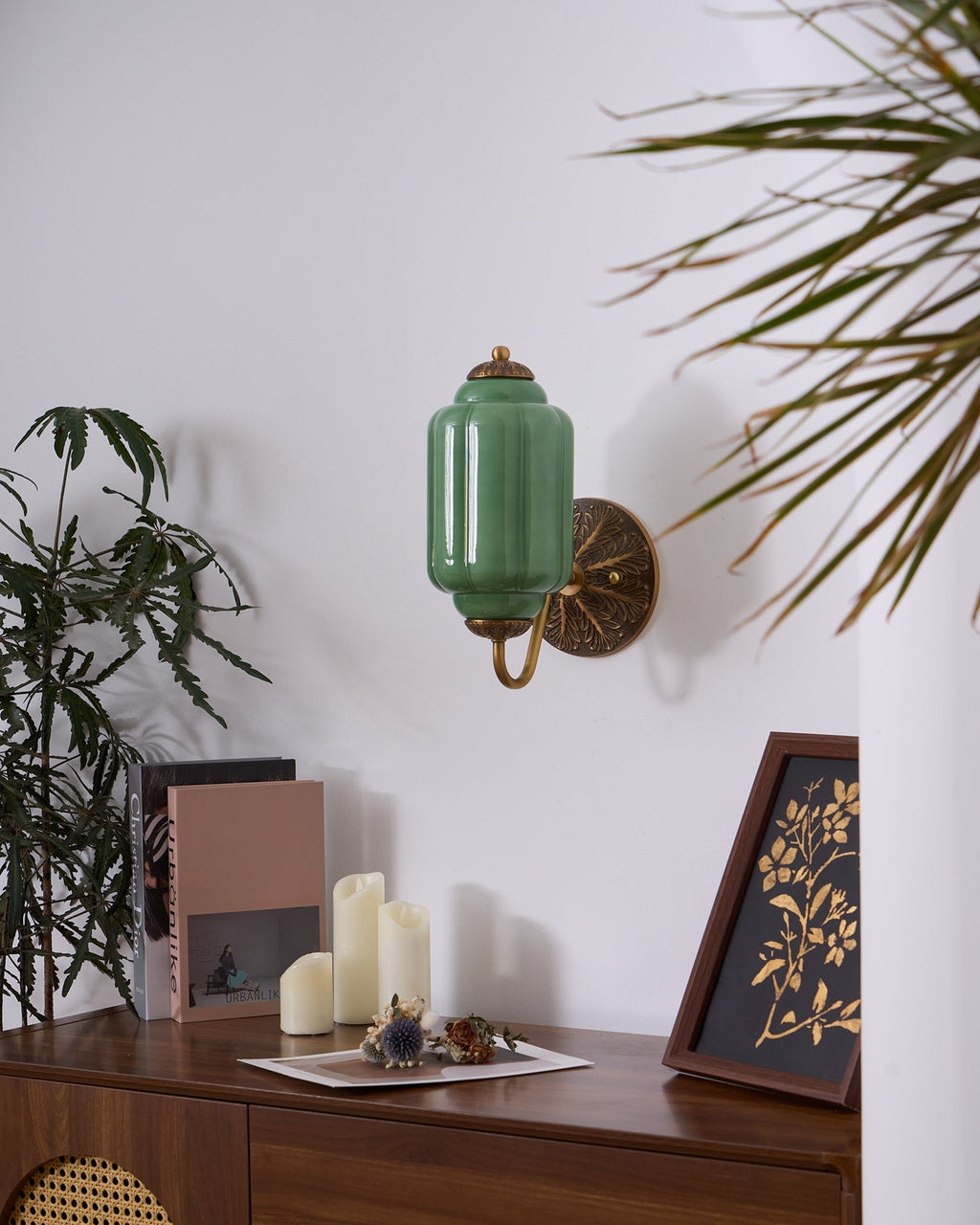 Islenfield Glass Wall Light-Moonnatur