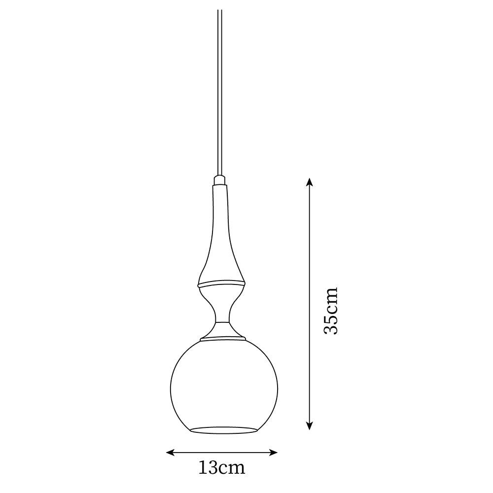 Morrelonna Glass Pendant Light-Moonnatur