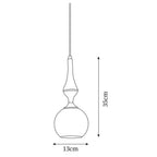 Morrelonna Glass Pendant Light-Moonnatur
