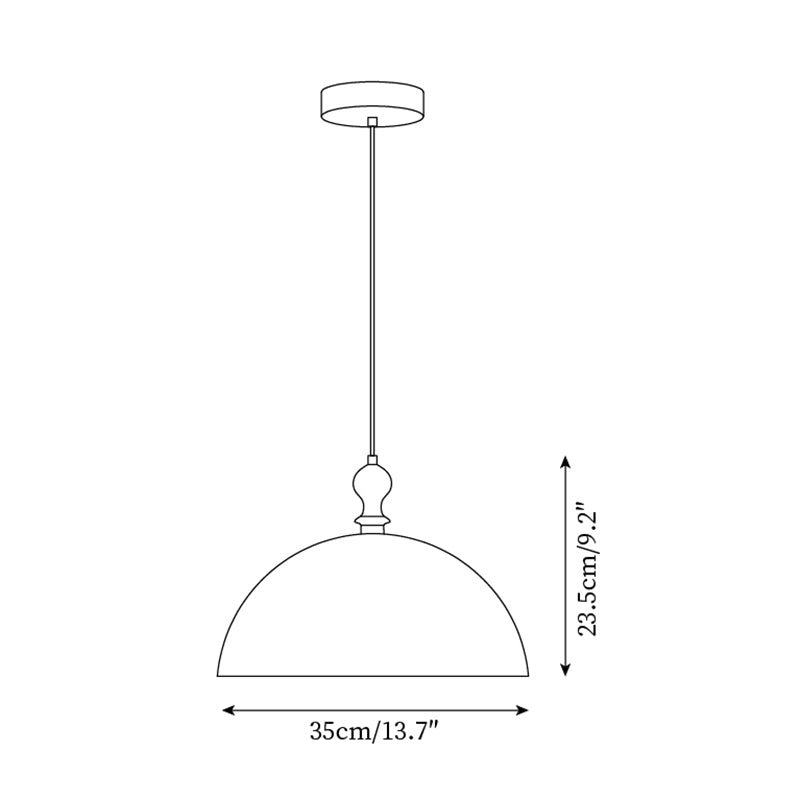 Kilvenhill Acrylic Pendant Light-Moonnatur