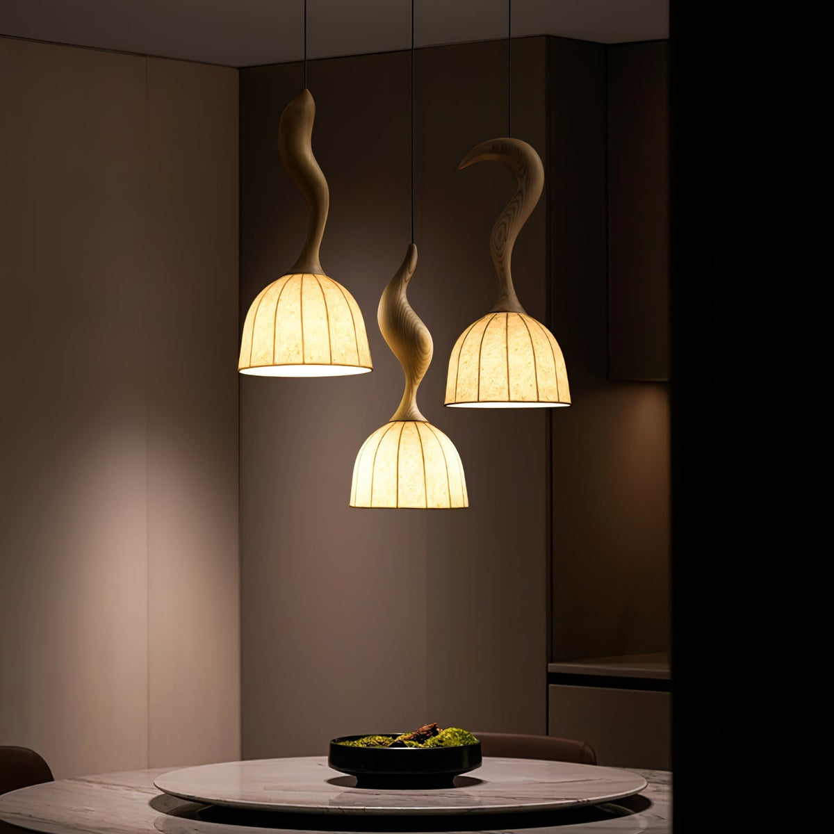 Perrinlyn Wood Pendant Light-Moonnatur