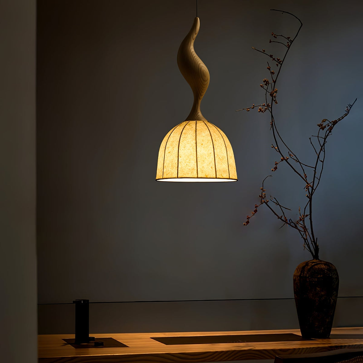 Perrinlyn Wood Pendant Light-Moonnatur