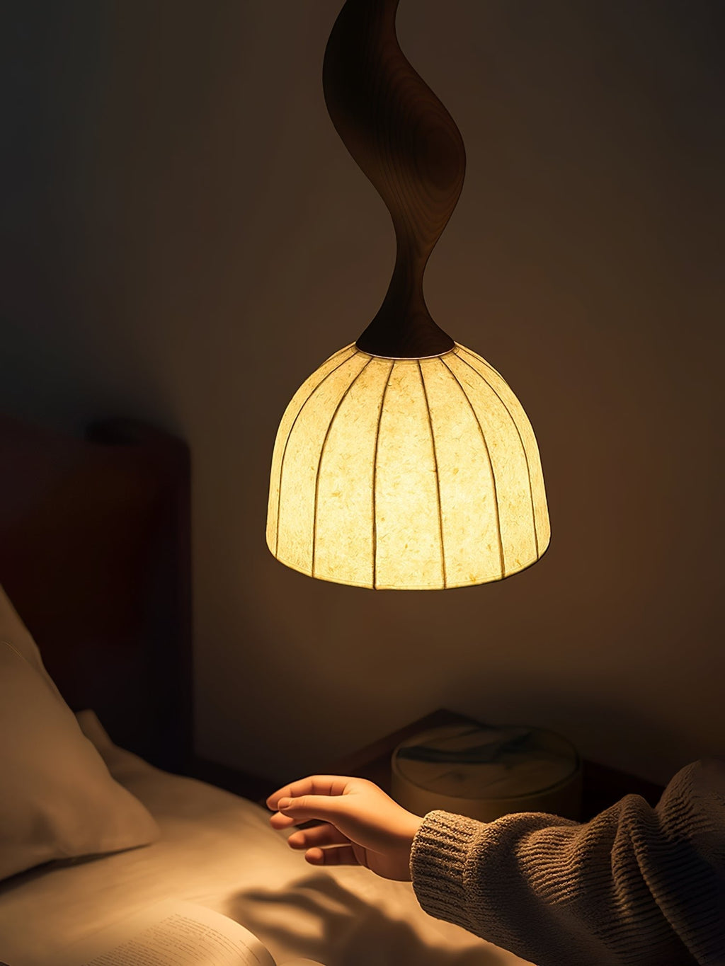 Perrinlyn Wood Pendant Light-Moonnatur