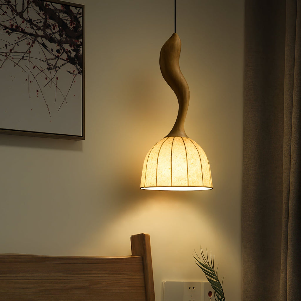 Perrinlyn Wood Pendant Light-Moonnatur