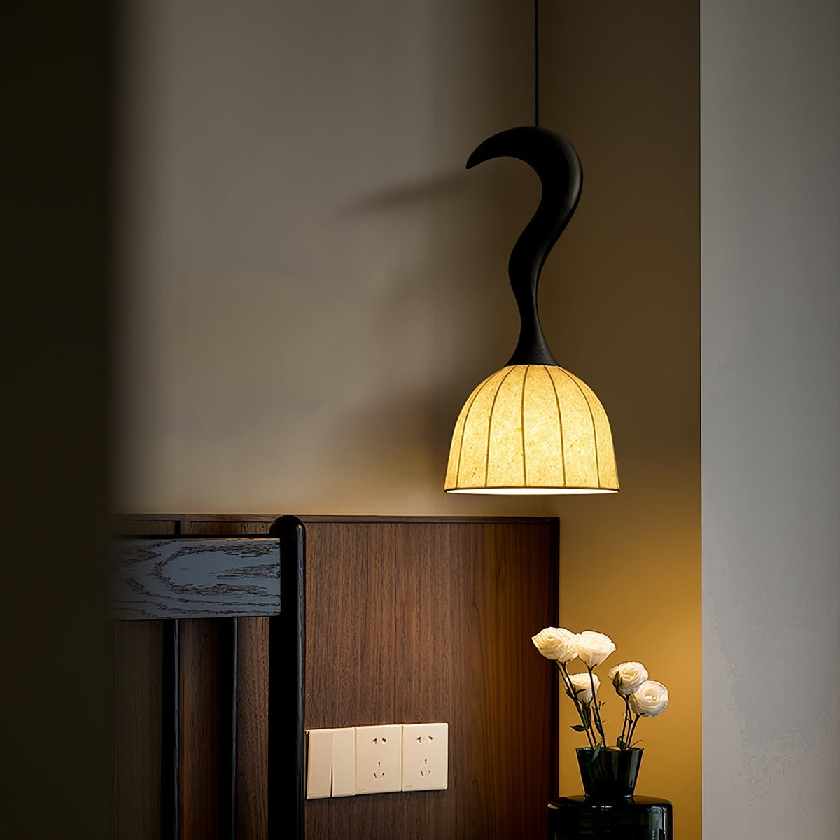 Perrinlyn Wood Pendant Light-Moonnatur
