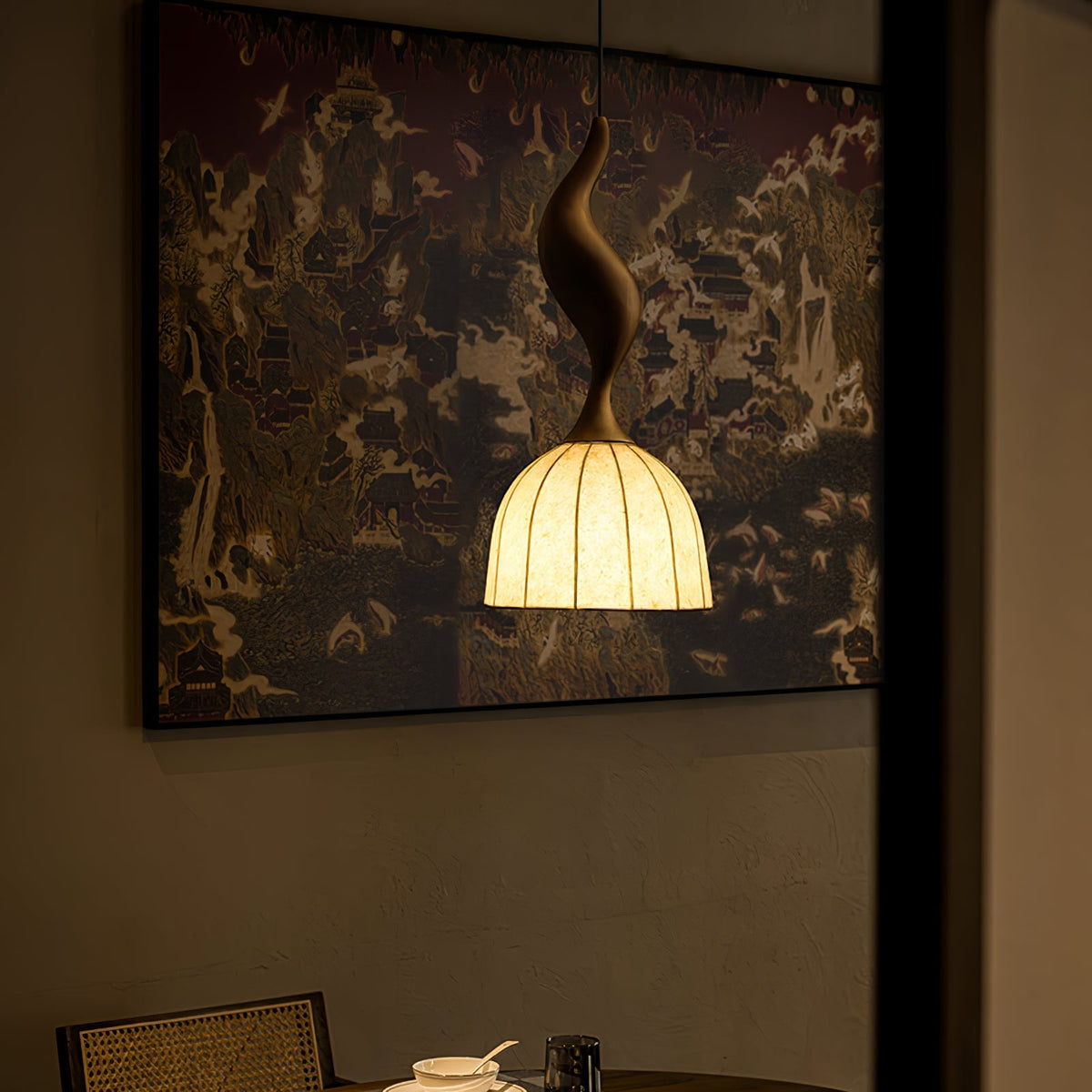 Perrinlyn Wood Pendant Light-Moonnatur