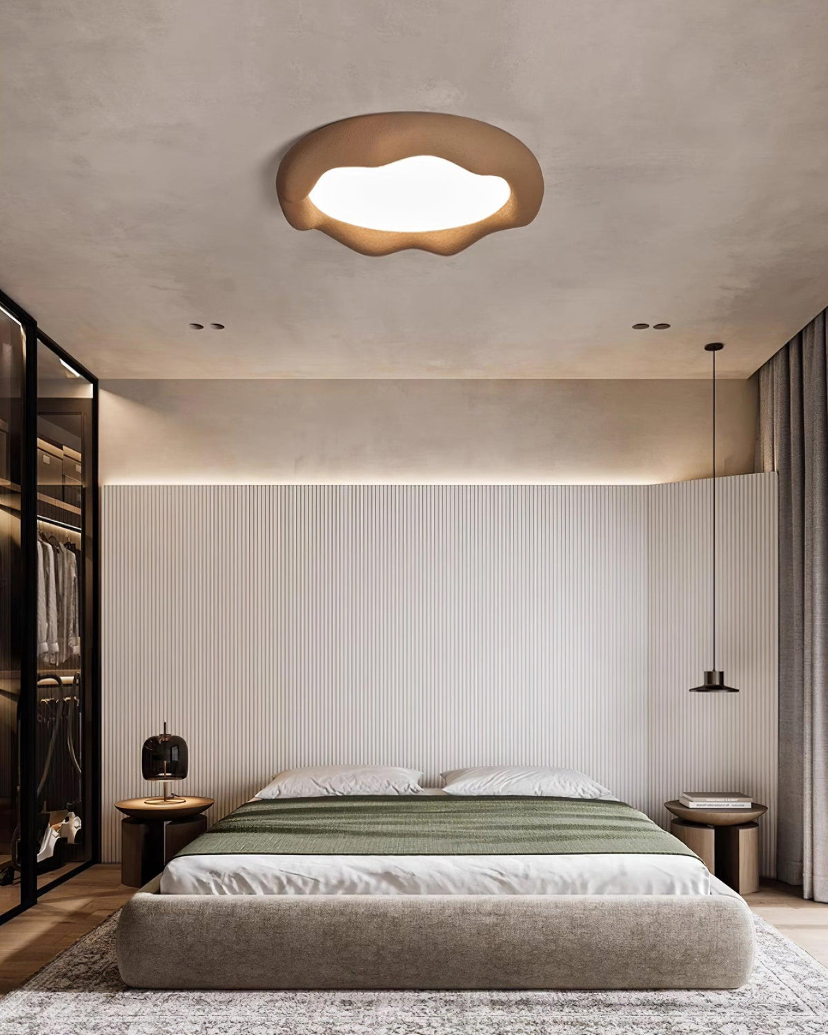 Sorrelvale Resin Ceiling Light-Moonnatur