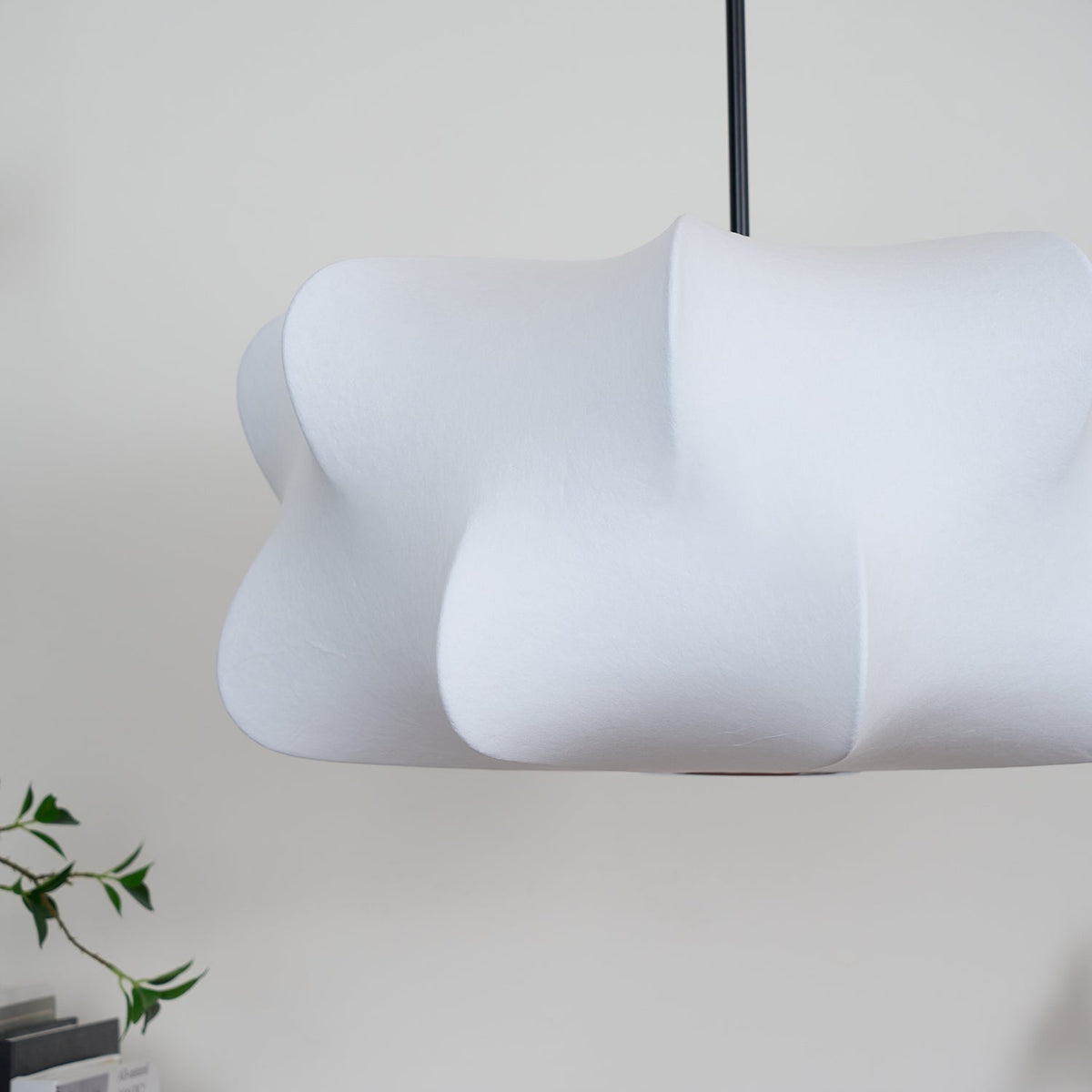 Beldenara Mulberry Silk Pendant Light-Moonnatur