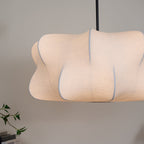 Beldenara Mulberry Silk Pendant Light-Moonnatur