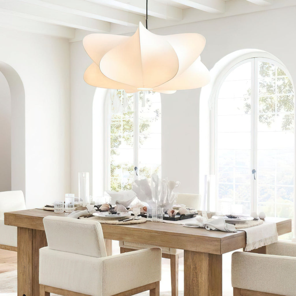 Beldenara Mulberry Silk Pendant Light-Moonnatur
