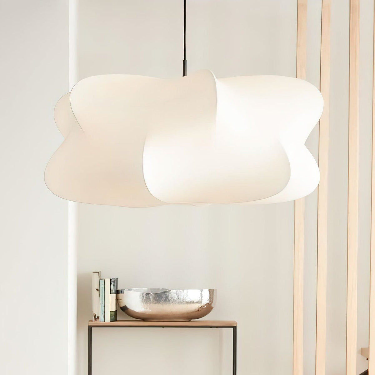 Beldenara Mulberry Silk Pendant Light-Moonnatur