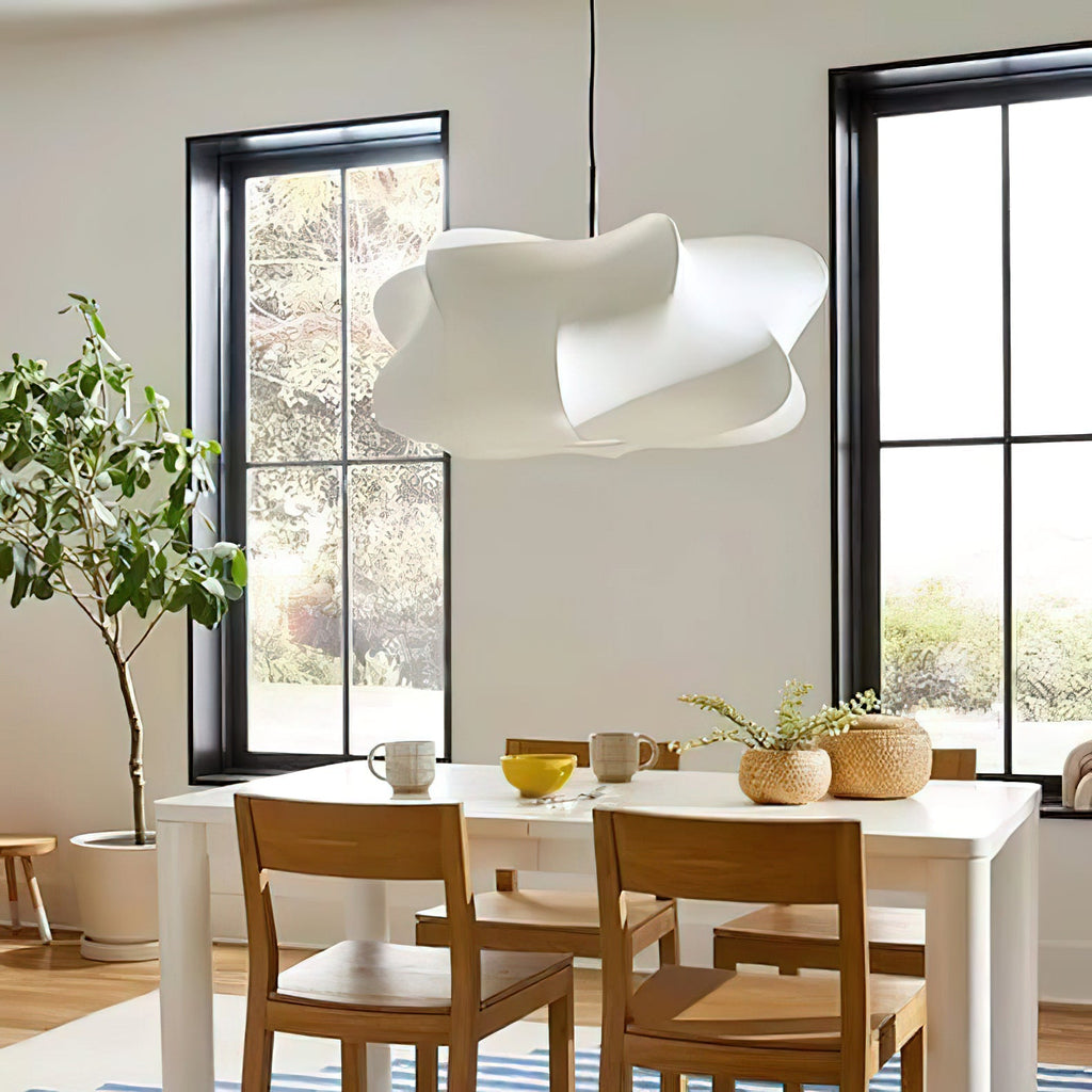 Beldenara Mulberry Silk Pendant Light-Moonnatur